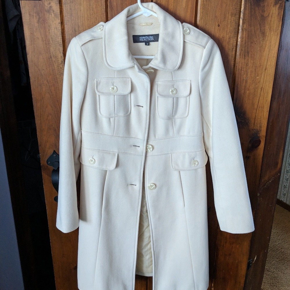 Winter white Kenneth Cole Reaction wool coat